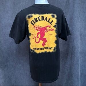 Fireball cinnamon whiskey Tshirt Sz medium